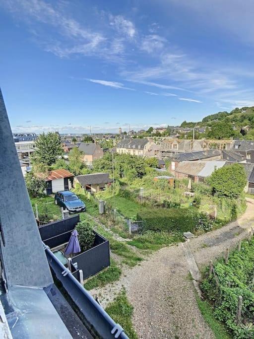 Les Mouettes. Appart Honfleur 4 Personnes Vue Pont De Normandie מראה חיצוני תמונה